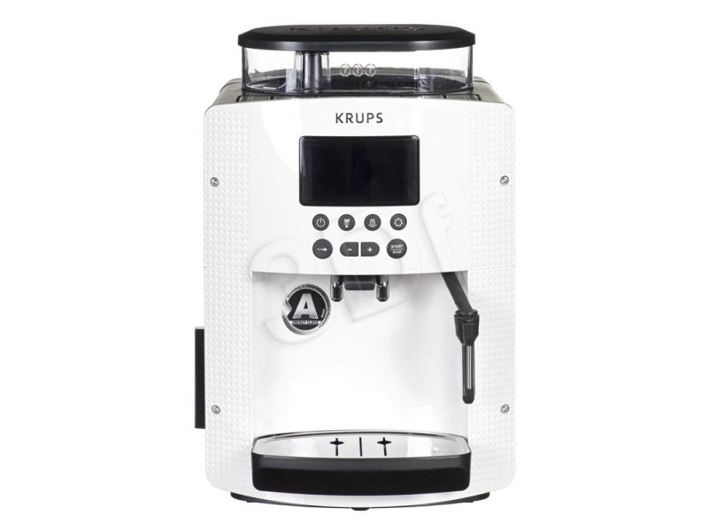 Krups EA 8161, Espressomaskine, 1,8 L, Kaffebønner, Malet kaffe, Indbygget kværn, 1450 W, Hvid billede 4