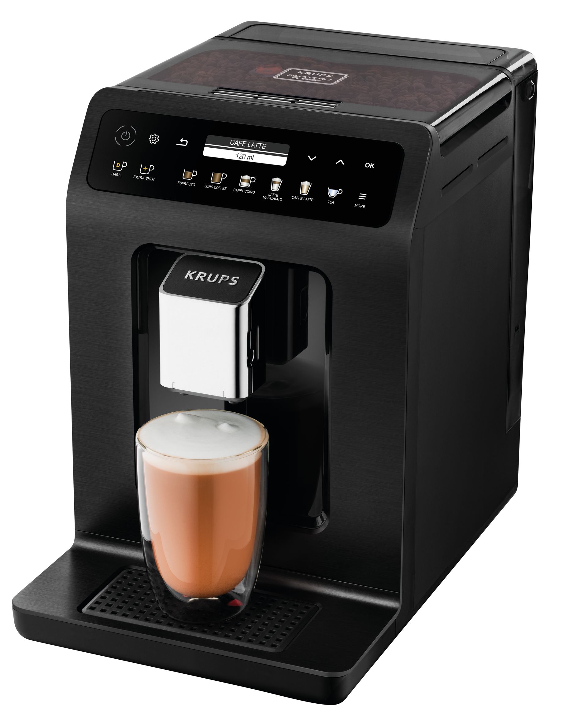 KRUPS EA8948 EVIDENCE PLUS Kaffeevollautomat schwarz billede 3