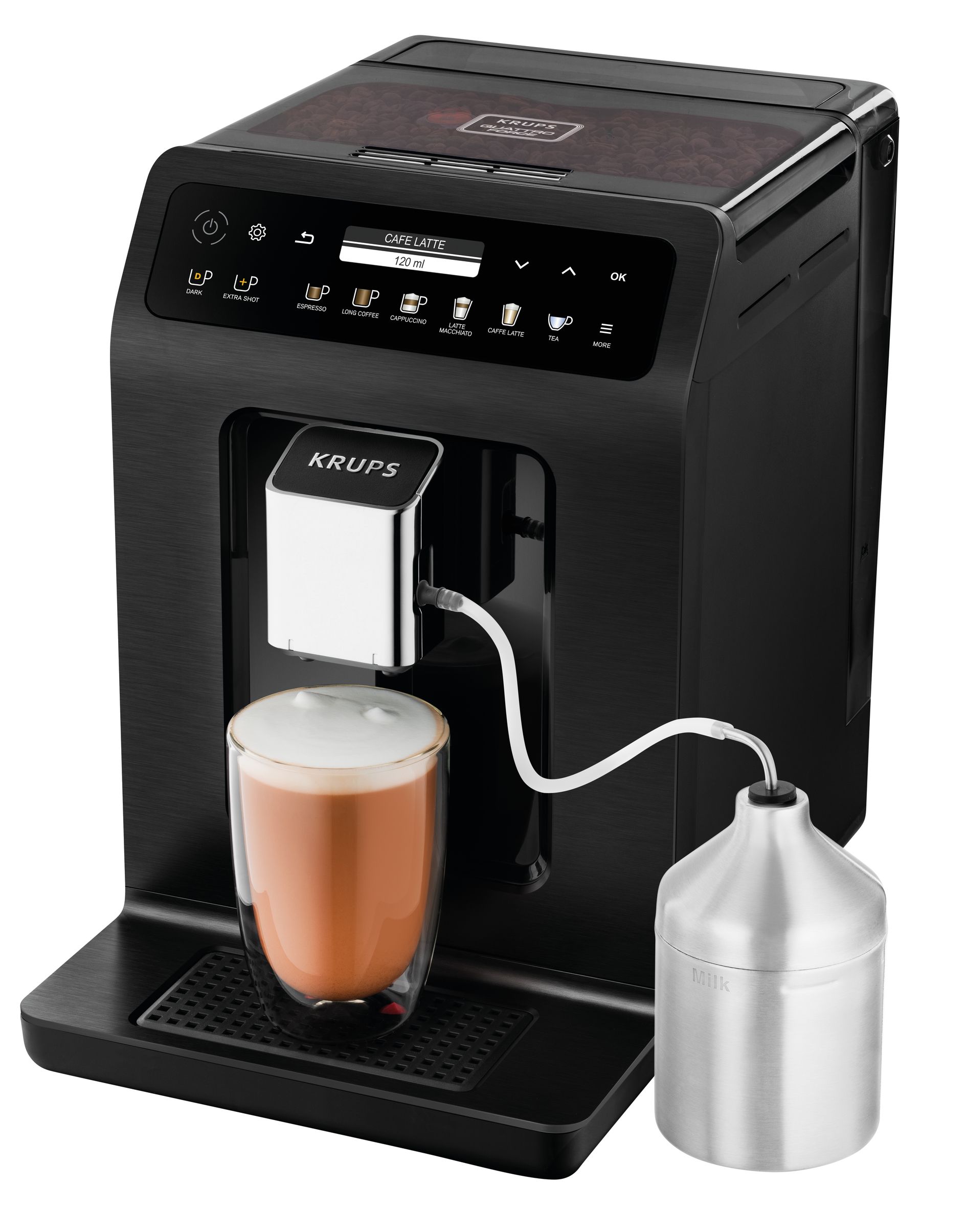 KRUPS EA8948 EVIDENCE PLUS Kaffeevollautomat schwarz billede 2