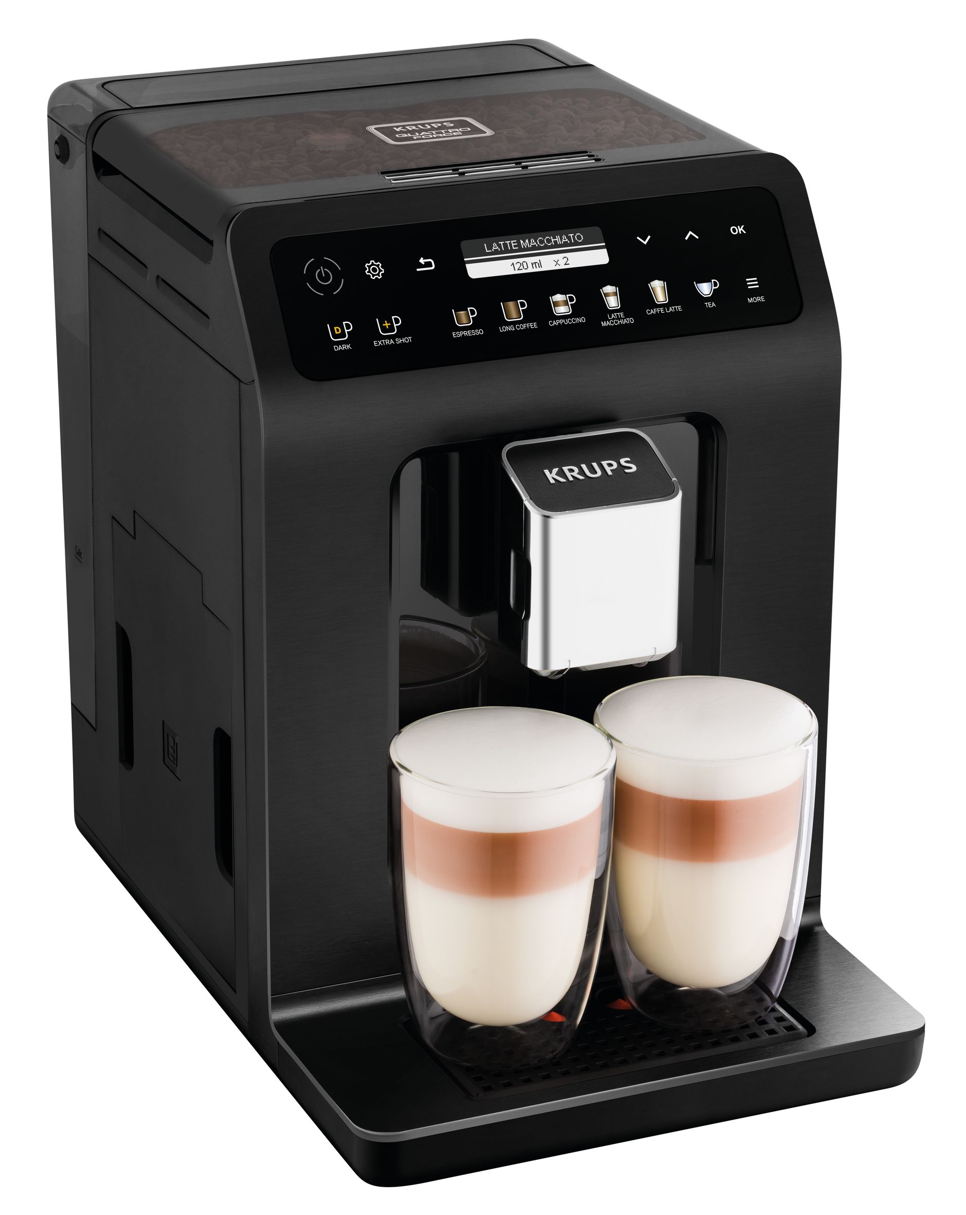 KRUPS EA8948 EVIDENCE PLUS Kaffeevollautomat schwarz billede 4