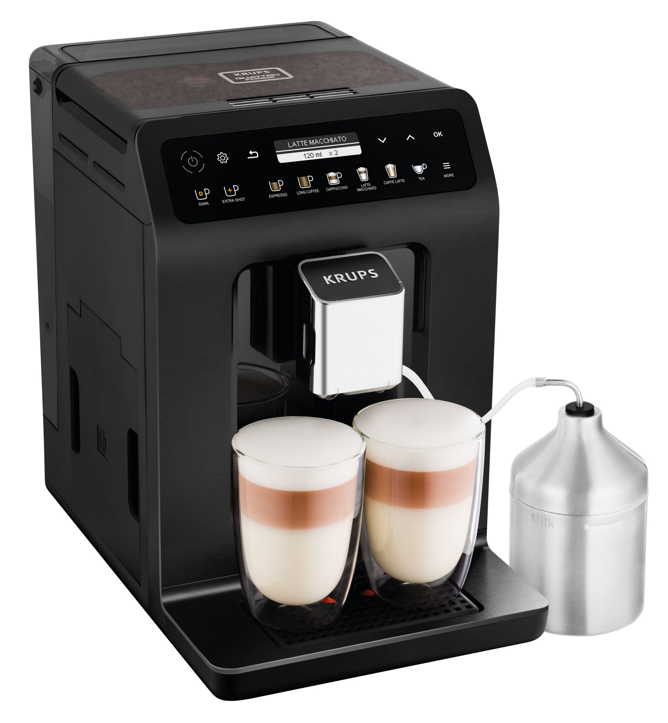 KRUPS EA8948 EVIDENCE PLUS Kaffeevollautomat schwarz billede 1