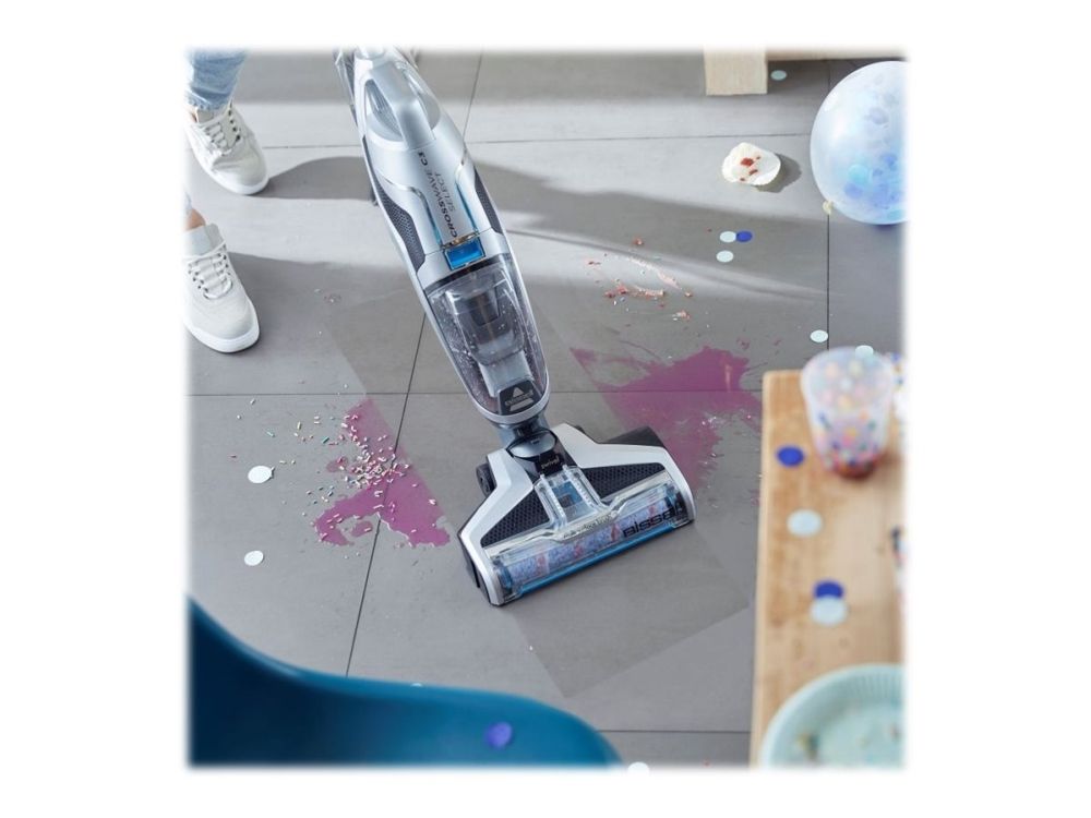 BISSELL CrossWave C3 Select 3551N - Støvsuger - stav - uden pose - sort/blå/titanium billede 4