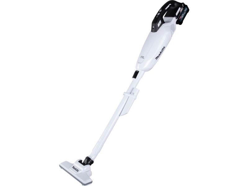 Støvsuger, Makita XGT, 40V, Lithium-Ion, hvid, 1-rums, 0,7 l, HEPA billede 1