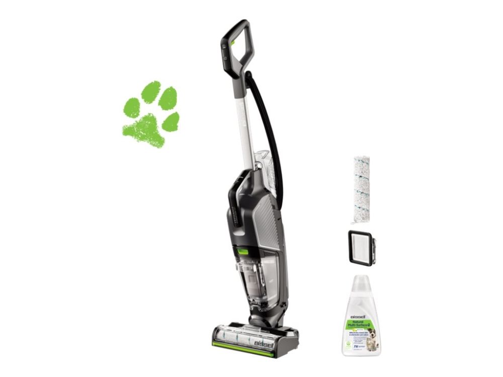 BISSELL CrossWave HydroSteam PET Select 3527N - Damp/vakuumrenser - stav - uden pose billede 1
