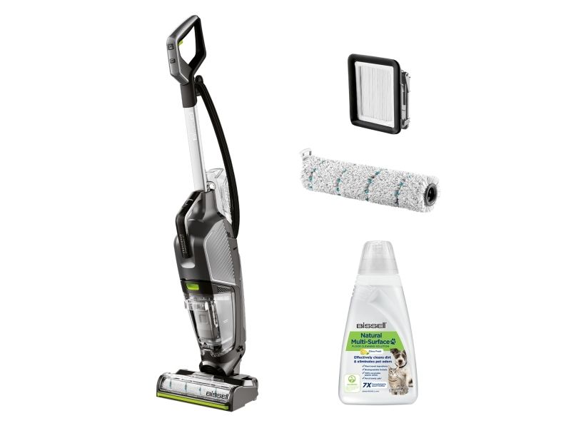 BISSELL CrossWave HydroSteam PET Select 3527N - Damp/vakuumrenser - stav - uden pose billede 2