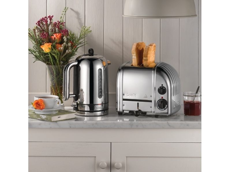 Dualit New Gen 2S, 2 skive(r), Sølv, Rustfrit stål, 260 mm, 220 mm, 210 mm