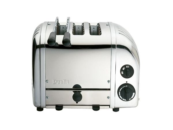 Dualit Combi 2+1S, 3 skive(r), Sølv, Aluminium, Rustfrit stål, 1700 W, 310 mm, 210 mm