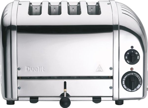 Dualit 4 Slot Toaster polished
