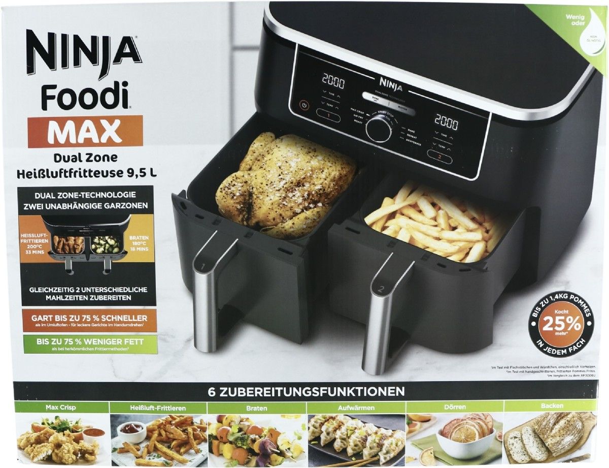 Ninja AF400 Airfryer Dual Zone - 9,5 liter