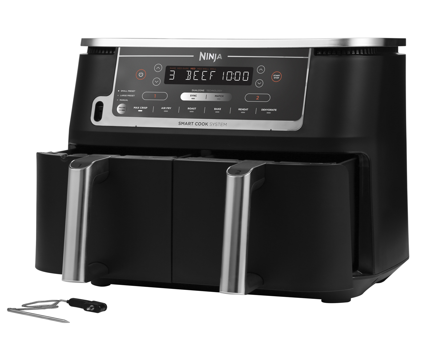 Ninja AF451EU Airfryer m. stegetermometer billede 3