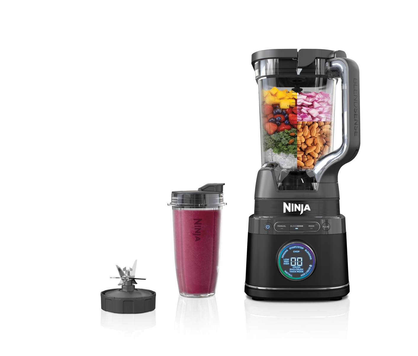 Ninja Detect Tb301eu Blender Pro + Single Serve 1200w Blender billede 2
