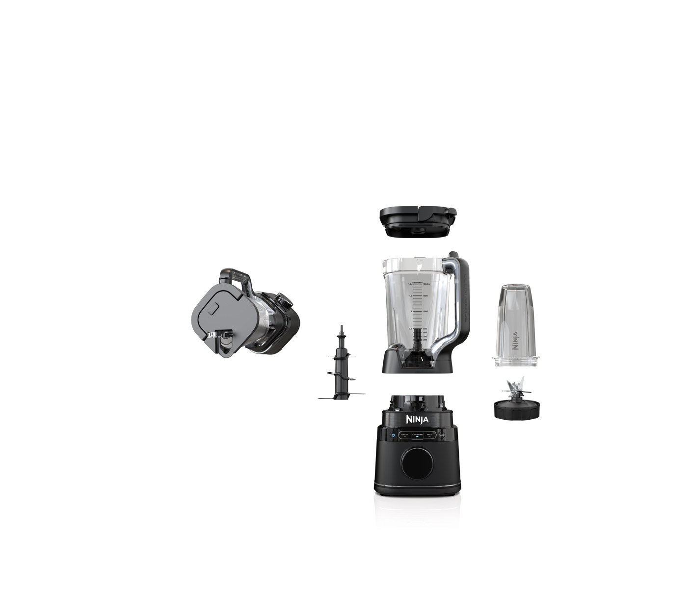 Ninja Detect Tb301eu Blender Pro + Single Serve 1200w Blender billede 5