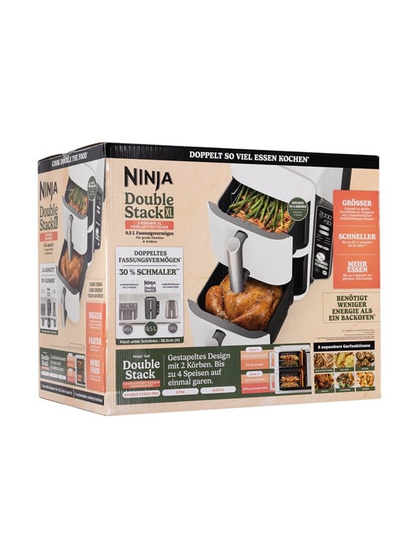 Ninja DoubleStack SL400EUWH - Hot Air Fryer - White