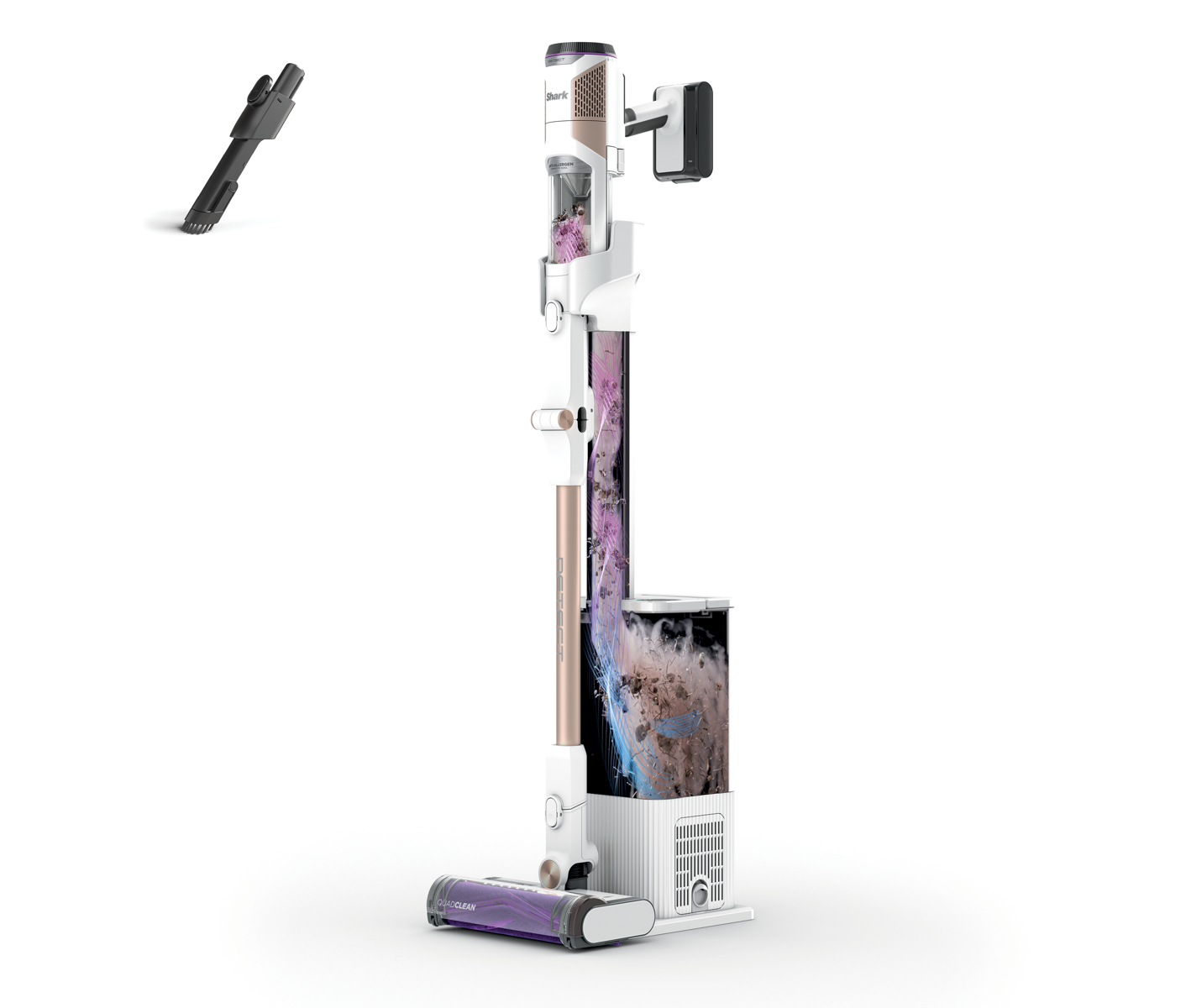 100-IW3612EU Detect Clean & Empty Cordless Vacuum Cleaner Ledningsfri Støvsuger billede 3