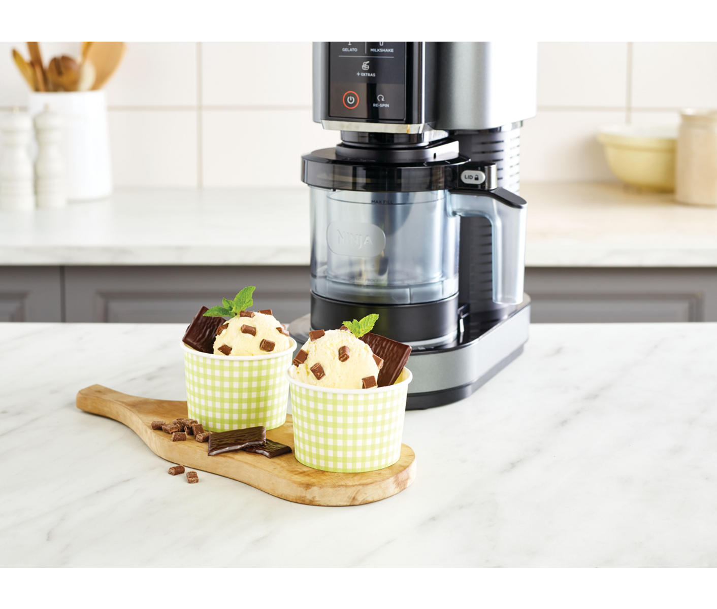 Ninja Ismaskine Creami NC302EU - ice cream maker - black / silver billede 5