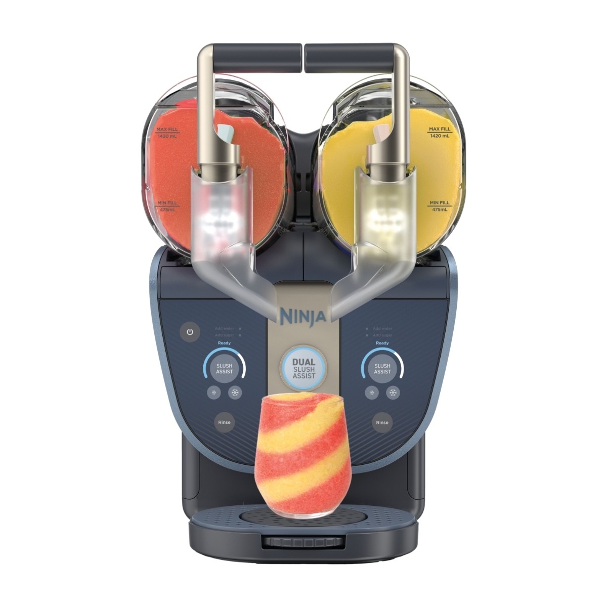 Ninja SLUSHi Twist FS701EUBL slush maskine, blå billede 1