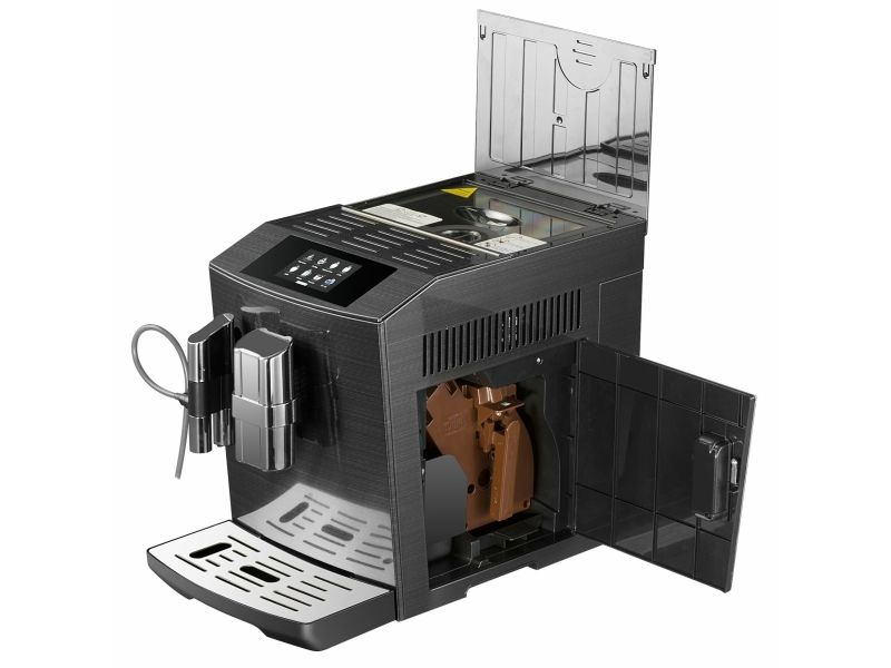 Acopino Modena, Espressomaskine, 1,7 L, Kaffebønner, Malet kaffe, Indbygget kværn, 1500 W, Sort