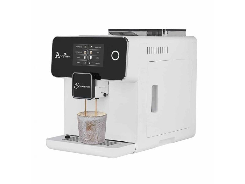 Acopino Cremona, Espressomaskine, 1,7 L, Kaffebønner, Indbygget kværn, 1500 W, Hvid