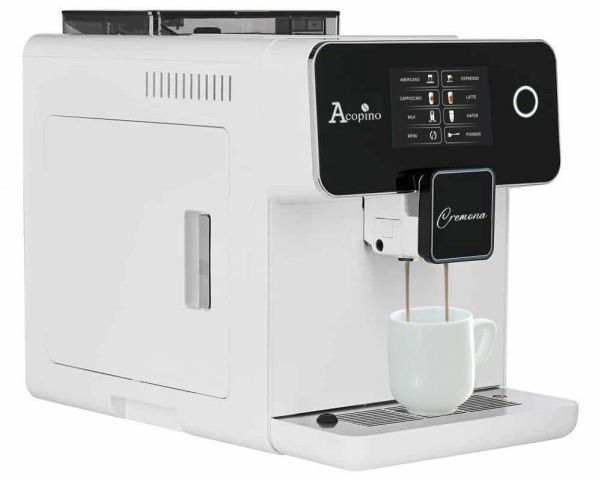 Acopino Cremona, Espressomaskine, 1,7 L, Kaffebønner, Indbygget kværn, 1500 W, Hvid