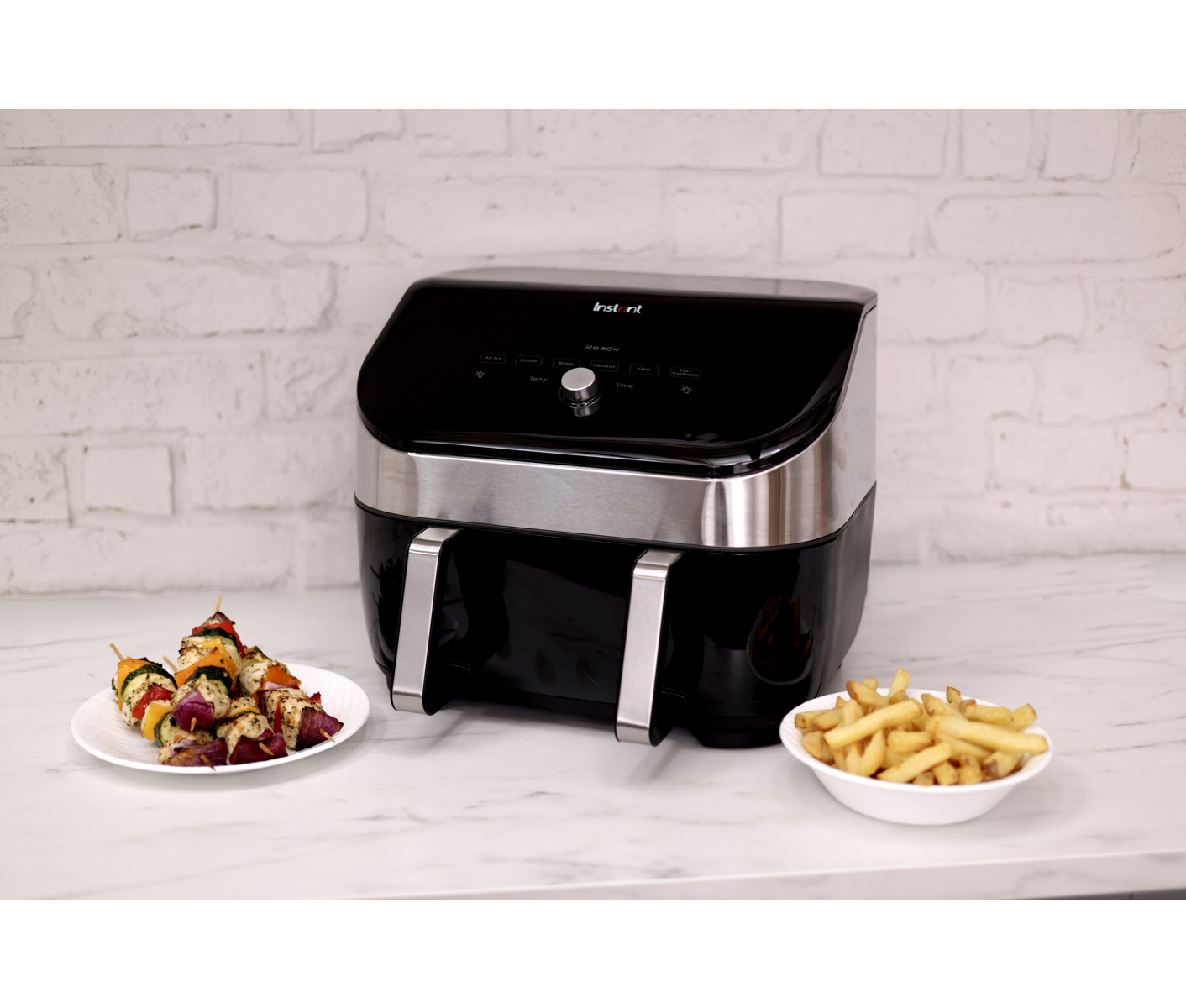 Instant Vortex Versazone Clear Cook Ss Airfryer billede 7