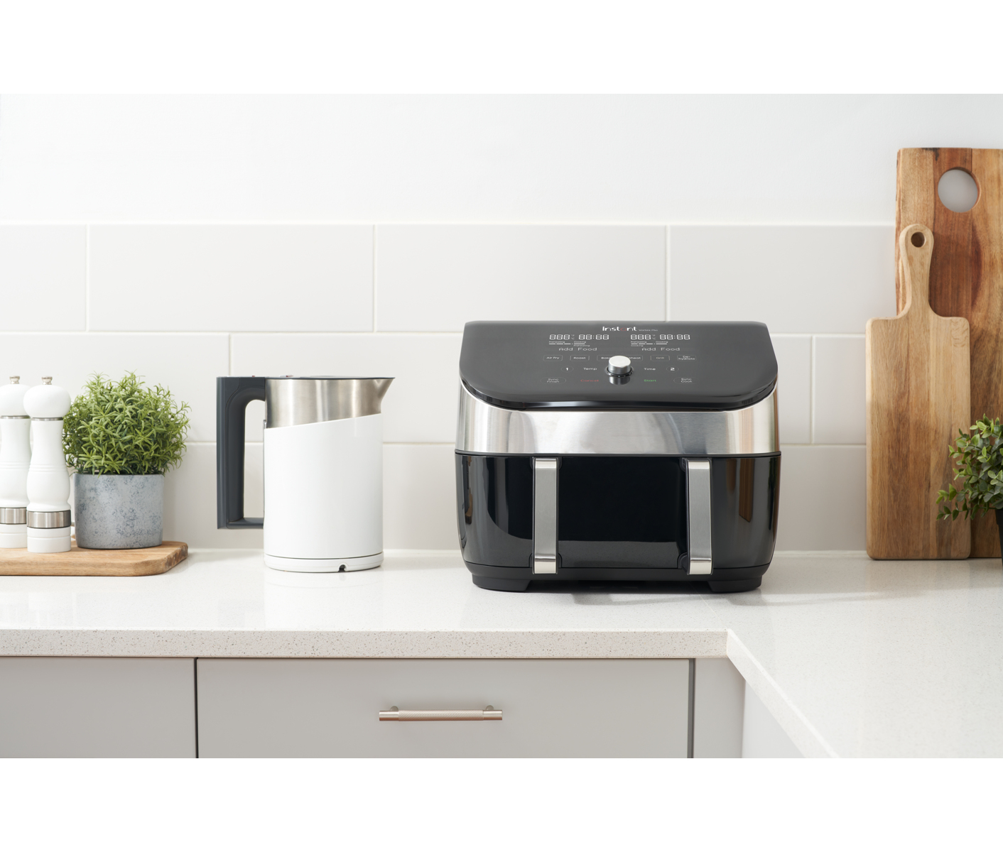 Instant Vortex Versazone Clear Cook Ss Airfryer billede 5