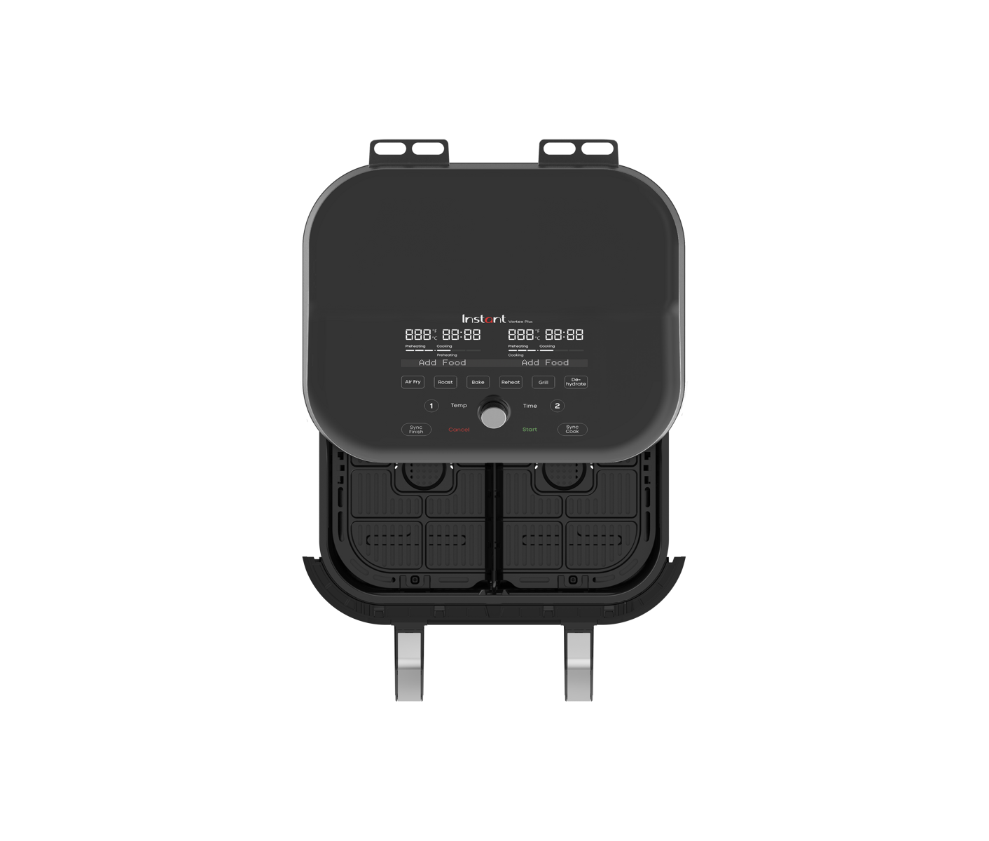 Instant Vortex Versazone Clear Cook Ss Airfryer billede 9