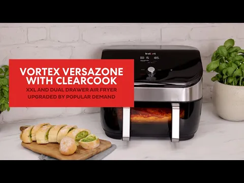 Instant Vortex Versazone Clear Cook Ss Airfryer billede 3