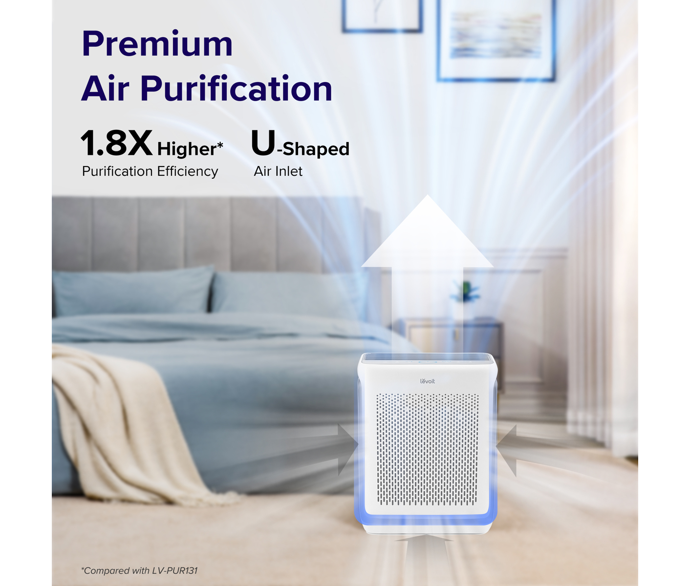Levoit Levoit Vital 200s Pro Smart Hepa Air Purifier Luftrenser billede 3