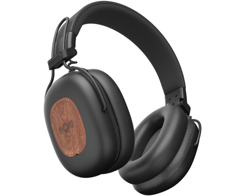House of Marley Positive Vibration Rebel ANC-hovedtelefoner, sort billede 1