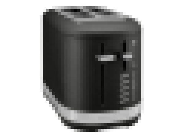 KitchenAid 859711684250, 2 skive(r), Sort, Rustfrit stål, Metal, Plast, CAST IRON BLACK, Knapper, Niveau, 980 W
