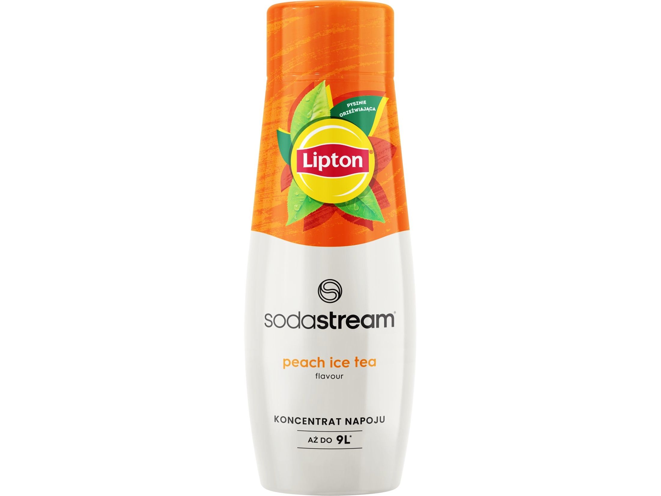 Lipton juodosios šaltosios arbatos, persikų skonio SodaStream sirupas, 440ml billede 1