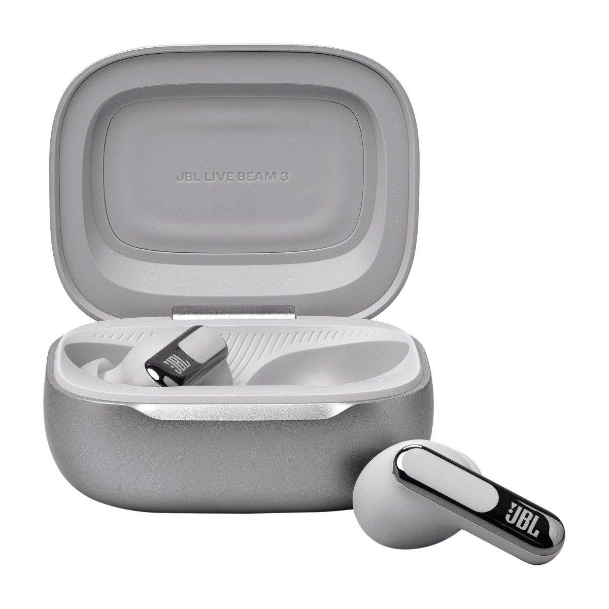 JBL Live Beam 3 True wireless støjreducerende in-ear hovedtelefoner, sølv billede 2