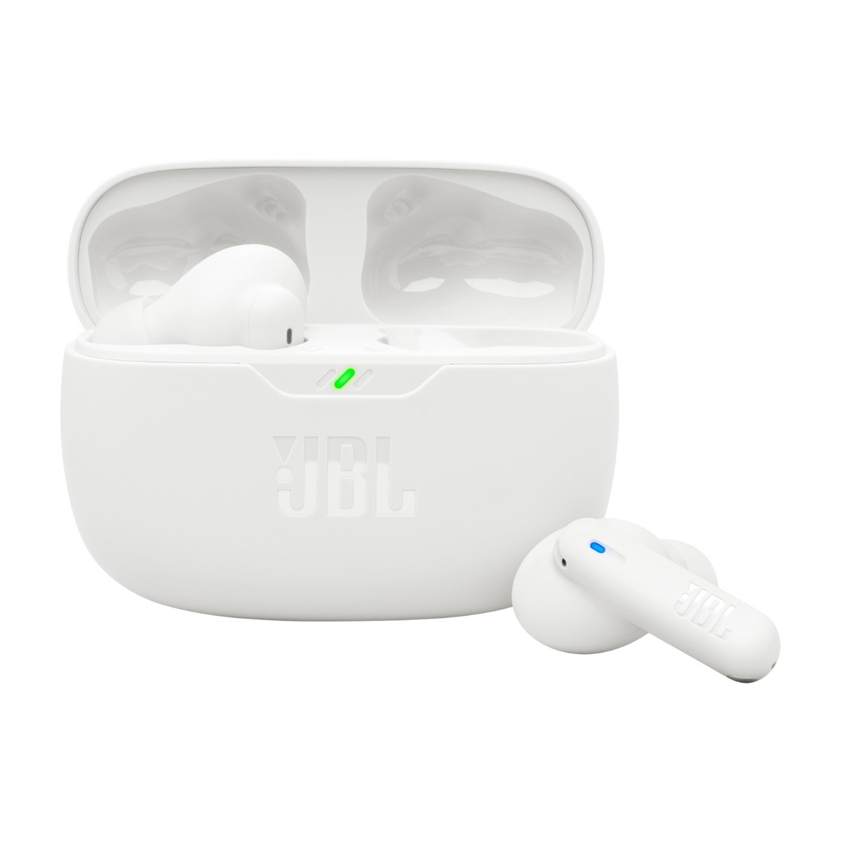 JBL Vibe Beam 2 True Wireless hovedtelefoner, hvid billede 1