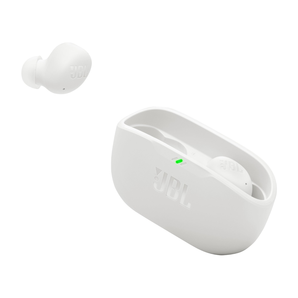 JBL Vibe Buds 2 True Wireless hovedtelefoner, hvid billede 4