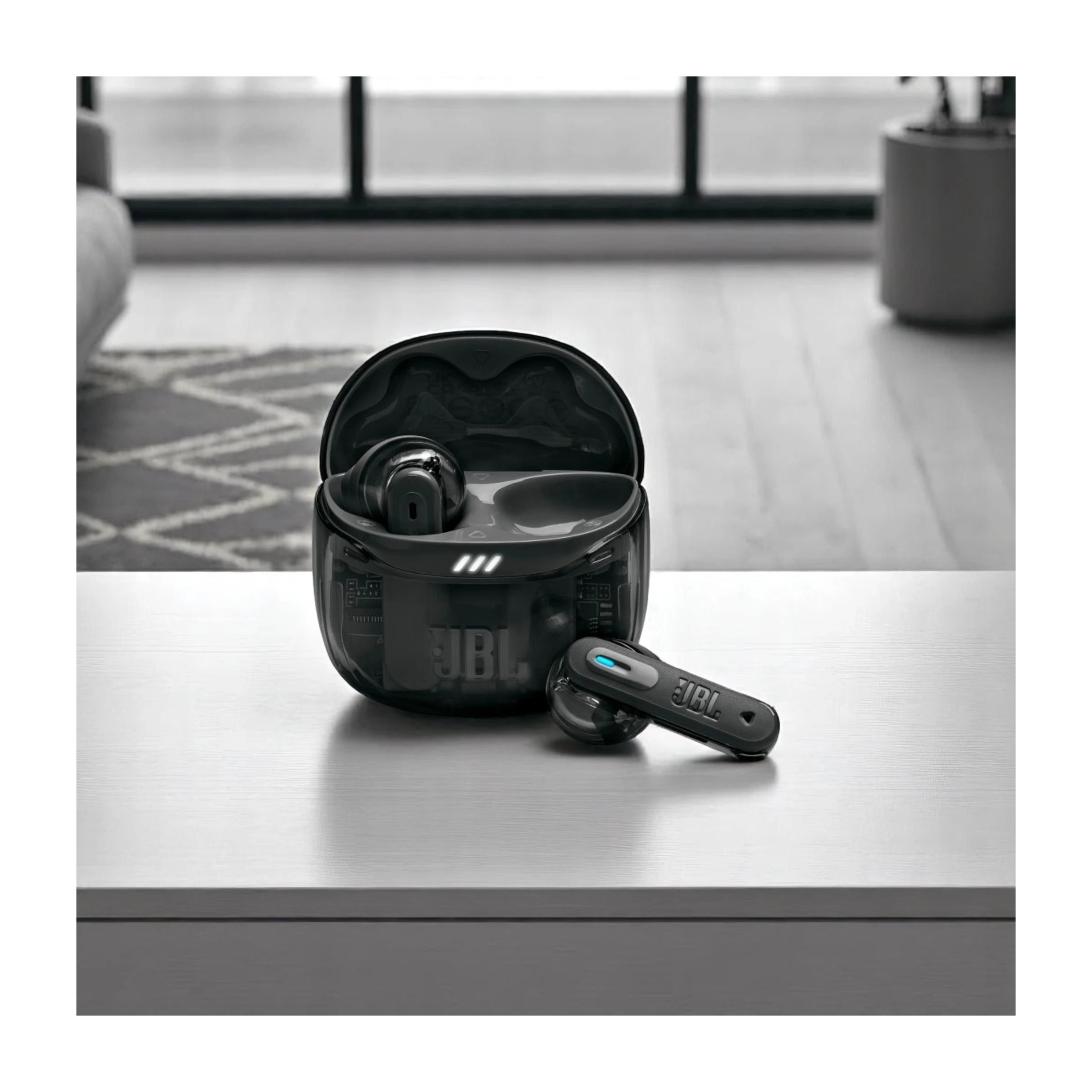 JBL Tune Flex 2 True Wireless hovedtelefoner, Ghost Black billede 4