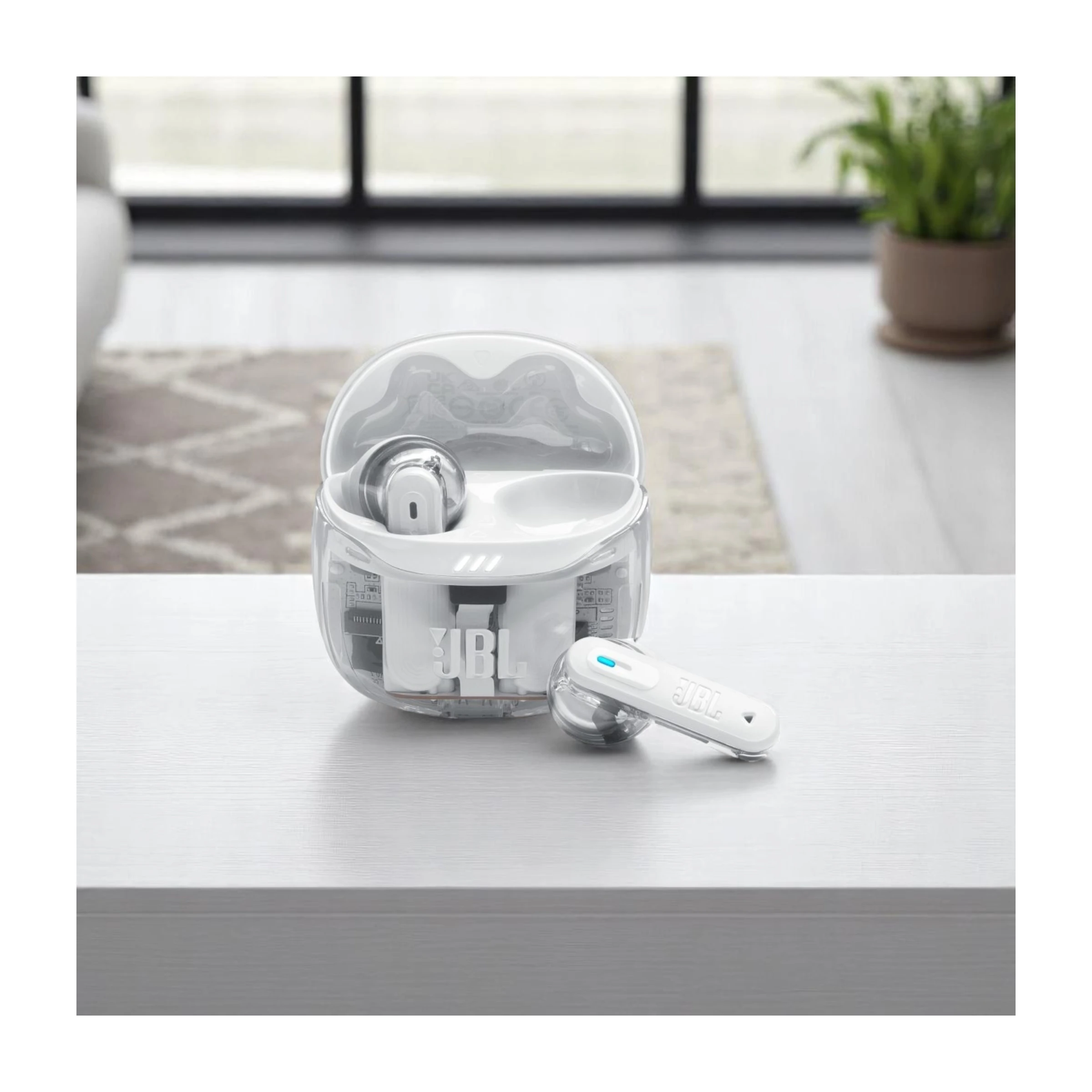 JBL Tune Flex 2 True Wireless hovedtelefoner, Ghost White billede 3