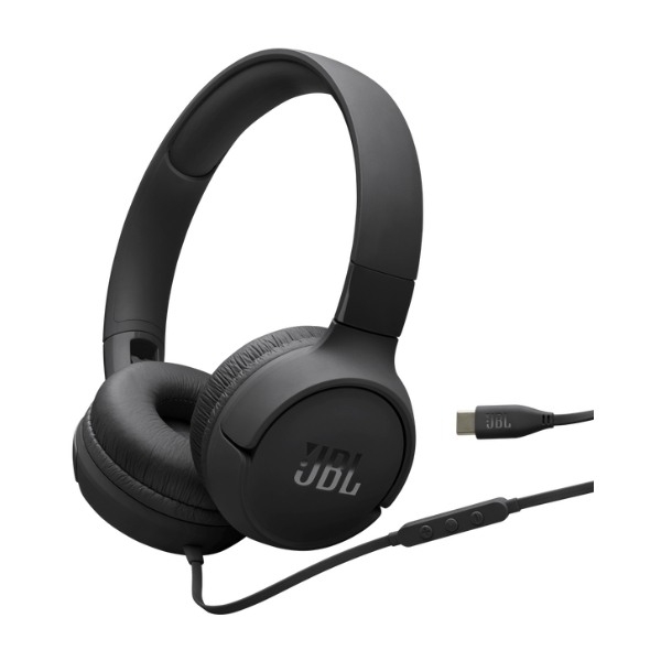 JBL Tune 520C hovedtelefoner med ledning, sort billede 1