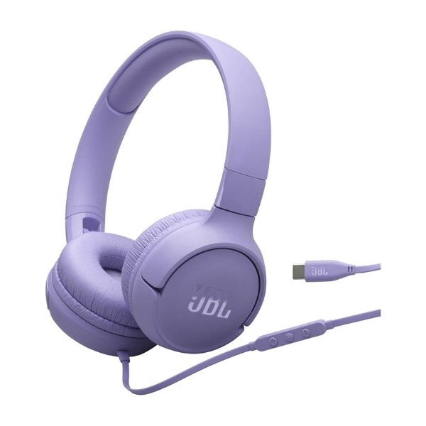 JBL Tune 520C hovedtelefoner med ledning, lilla billede 2