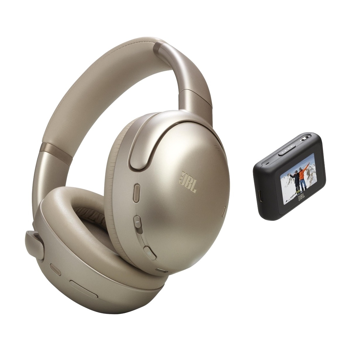 JBL Tour One M3 Smart TX trådløse hovedtelefoner med aktiv støjreduktion, Latte billede 1
