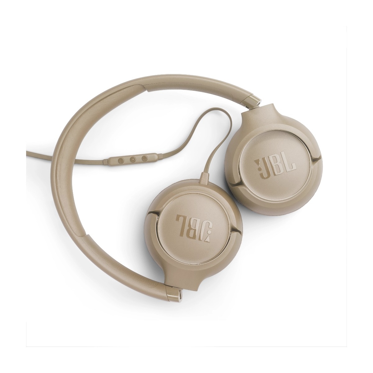 JBL Tune 530C hovedtelefoner med ledning, beige billede 4