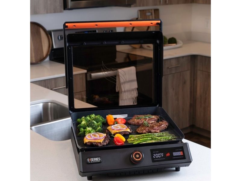 Blackstone 8000EU, Sort, Fritstående, 1 zone(s), Keramisk, Dreje, Berøring, 120 V billede 2