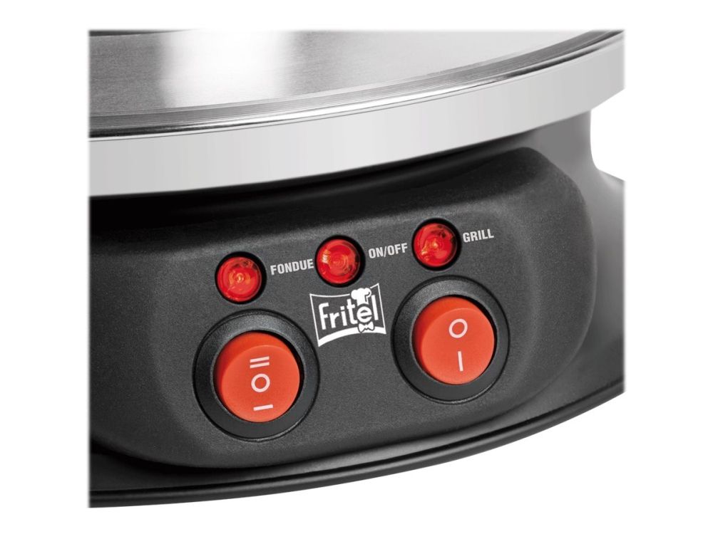 FRITEL FG 2970 - Fonduegryde/grill - 2 liter - 2 kW - rustfrit stålsort