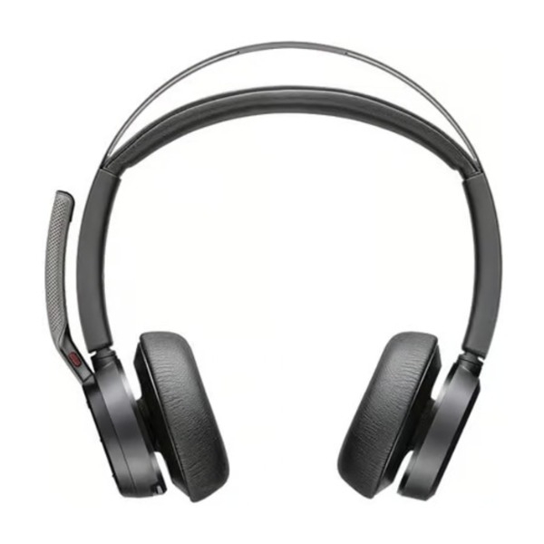 Poly Voyager Focus 2 UC Stereo headset og ladestander billede 3