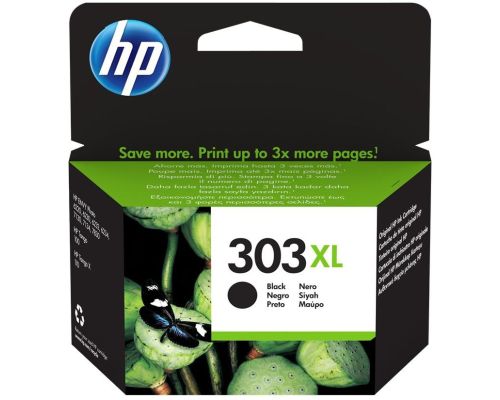 HP 303XL Sort 600 sider blækpatron billede 1