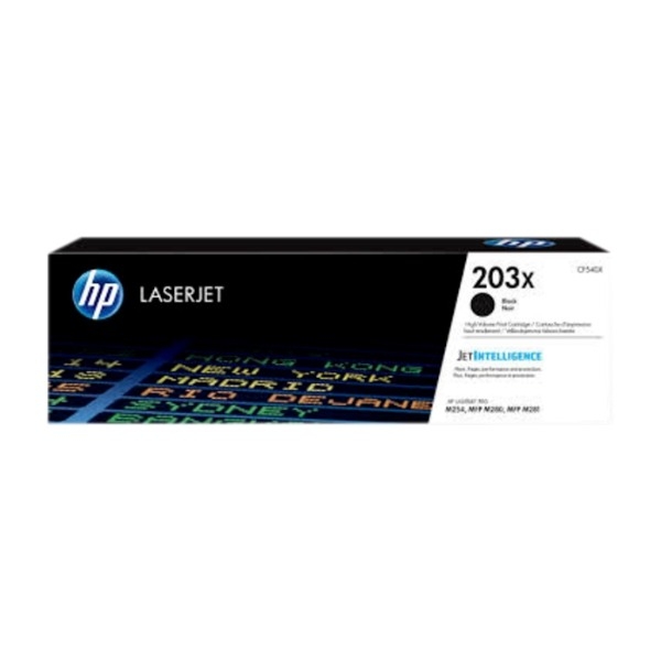 HP 203X, sort toner billede 1