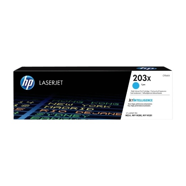 HP 203X, cyan toner billede 1
