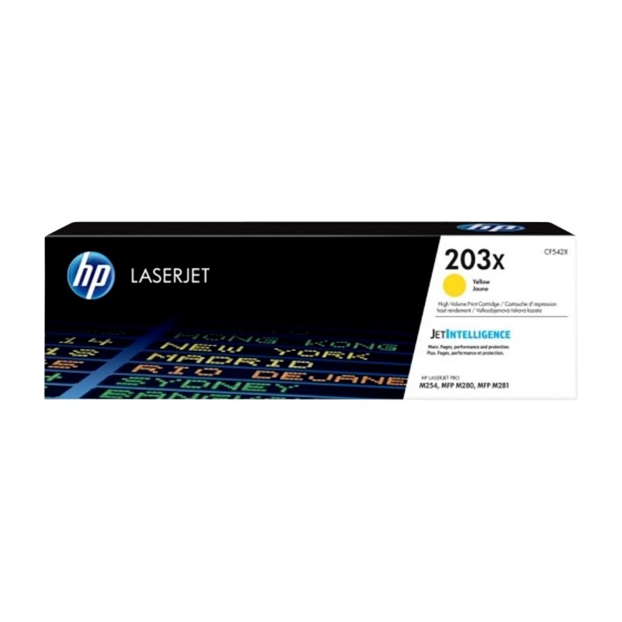 HP 203X, gul toner billede 1