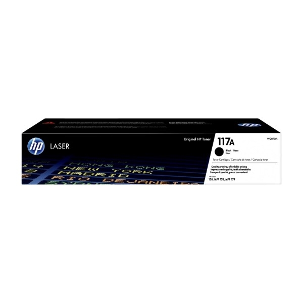 HP Clj 117A, sort Laserjet toner w2070a billede 2