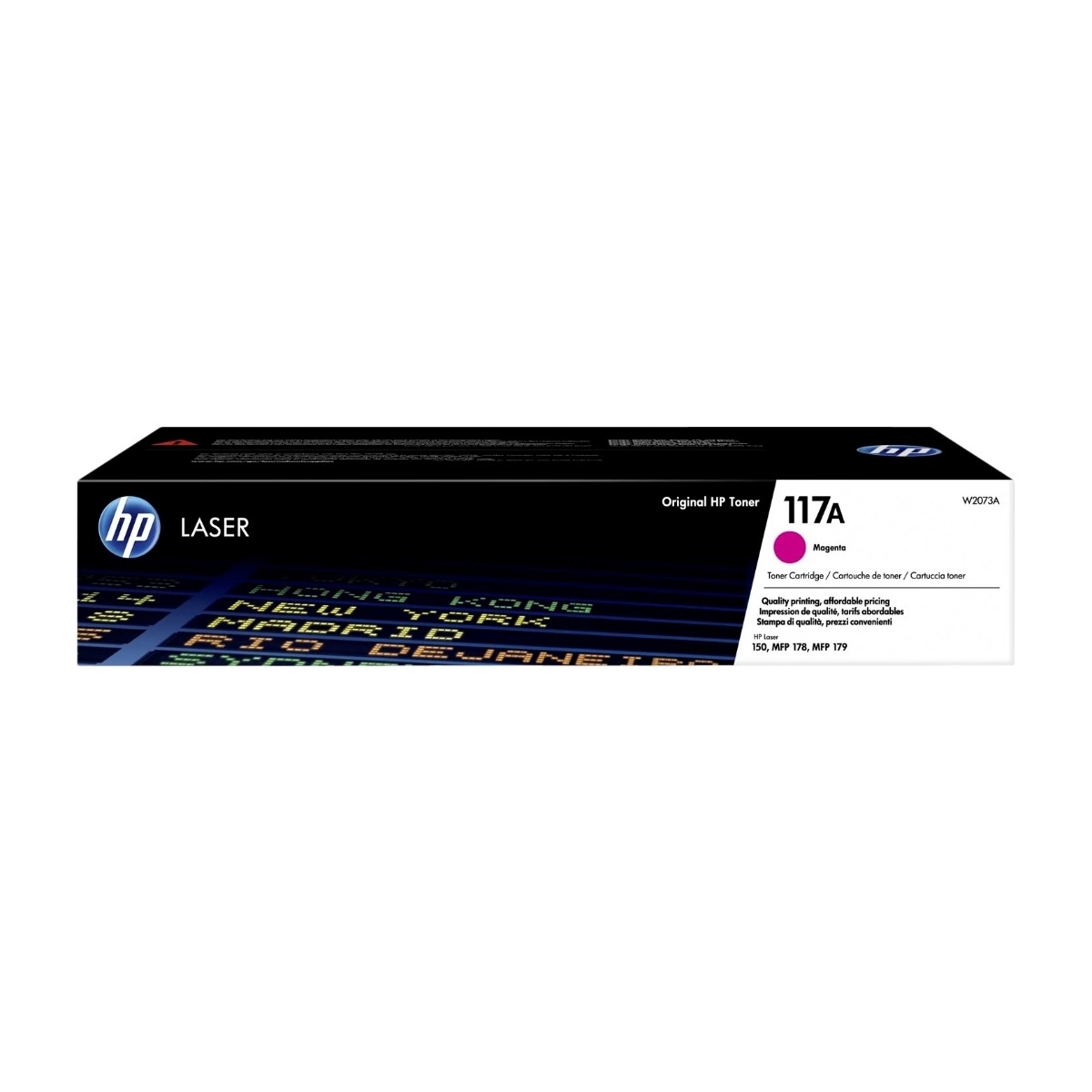 HP Clj 117A, magenta Laserjet toner w2073a billede 1