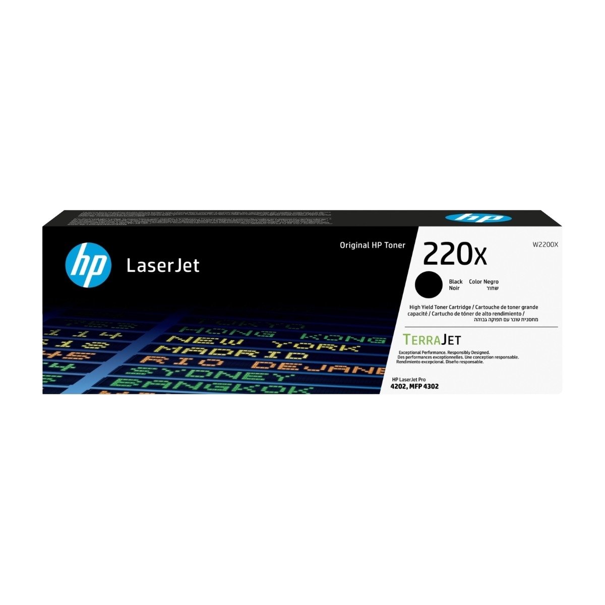 HP 220X LaserJet-tonerpatron, sort billede 1